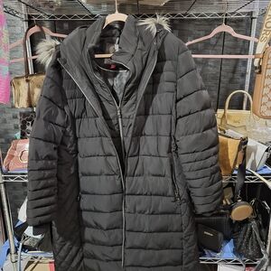 Women's Black Puffer Coat